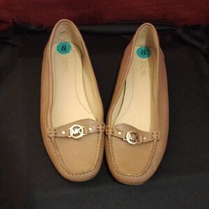 Michael Kors Brown Leather Loafers